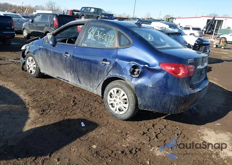 2010 Hyundai Elantra Gls z USA, uszkodzony, nr VIN KMHDU4AD1AU180478